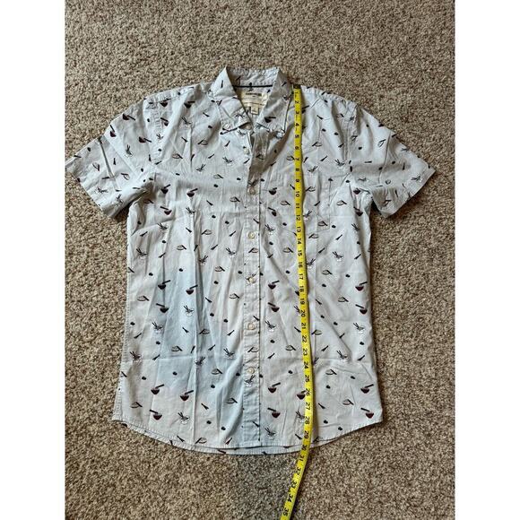 NWT, GoodThreads Button Down shirt, Small mens, Sushi Design/Noodle Print - Picture 6 of 11